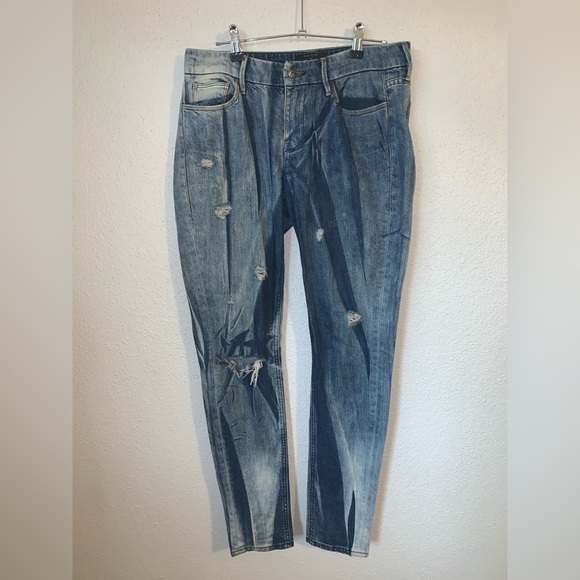 Elin King for Marciano Striped Abstract Skinny Jeans Size 27 - Picture 2 of 7